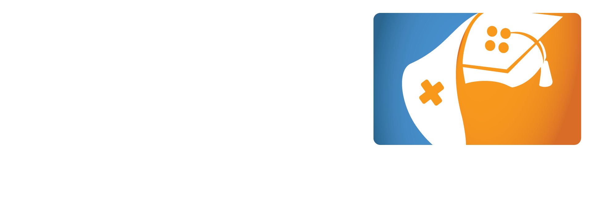 National Scholastic Esports League Logo - White